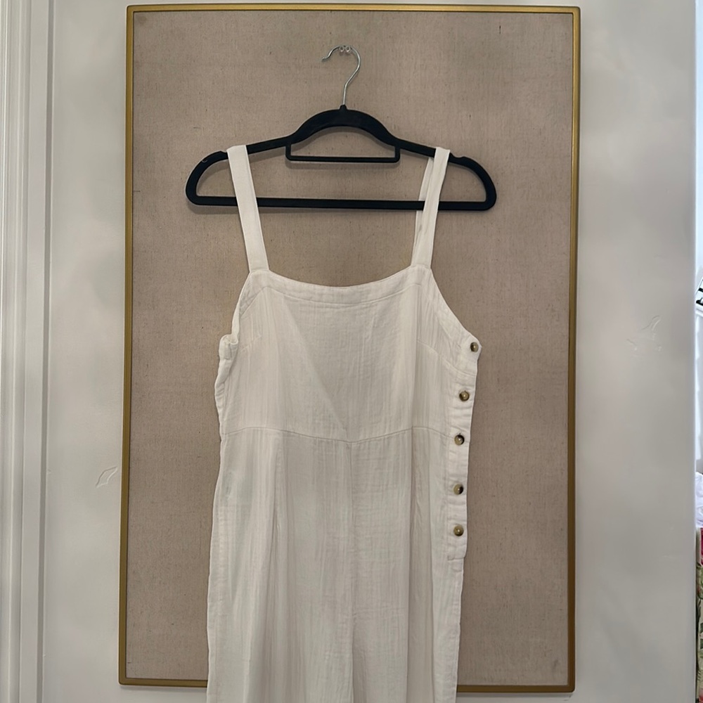 Billabong White Jumpsuit Romper Medium